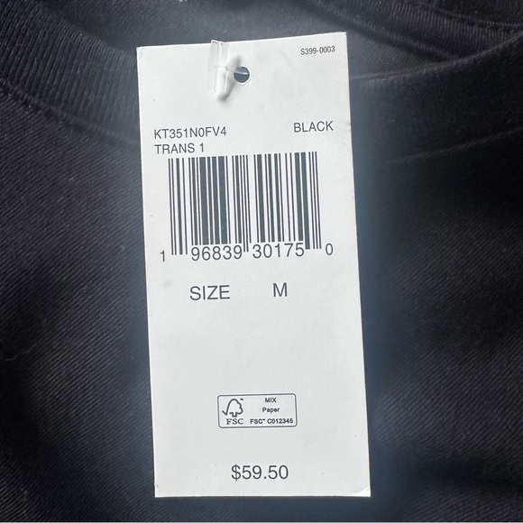 NWT Michael Kors Medium Black T-Shirt - Picture 8 of 9